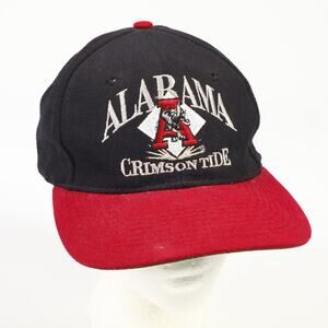Vtg NCAA Alabama Crimson Tide Logo Snapback Hat 1984 Designer Award Signature